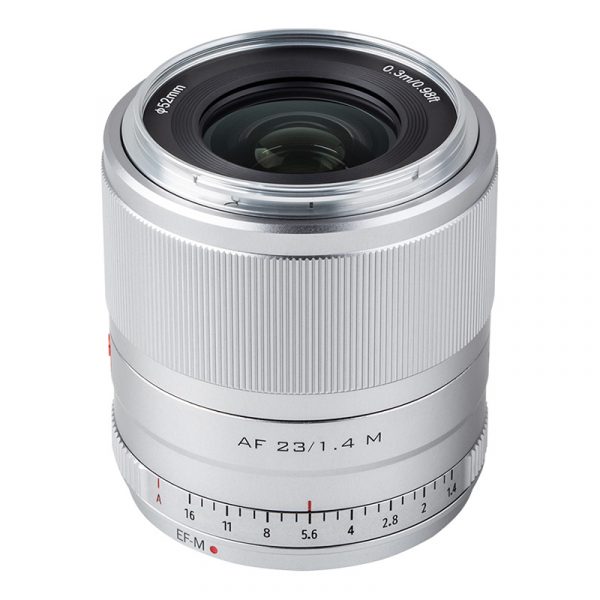 唯卓仕 Viltrox 23mm F1.4 for Canon EOS M 自動人像鏡頭 微單眼鏡頭 銀色