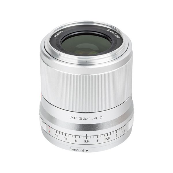 Viltrox 唯卓仕 33mm F1.4 Nikon Z卡口 大光圈鏡頭 銀色 APS-C 自動對焦 ZFC Z50