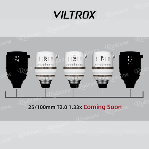 (客訂商品)唯卓仕 Viltrox EPIC系列 35mm 50mm 75mm T2.0 1.33X 全畫幅 變形寬螢幕 手動 電影鏡頭 PL卡口