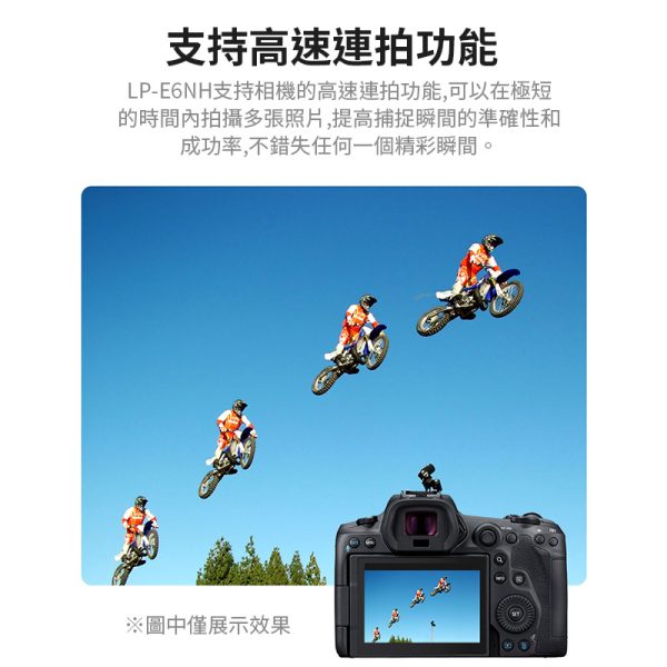 【Viltrox唯卓仕 TLP-E6NH 相機鋰電池 全解版】2200mAh Type-C直充 充電電池 適用5D4 5DS 5DSR 6D2 7D2 90D 80D 70D 60DA R7 R62 XC10 XC15 Handycam battery：圖片 3