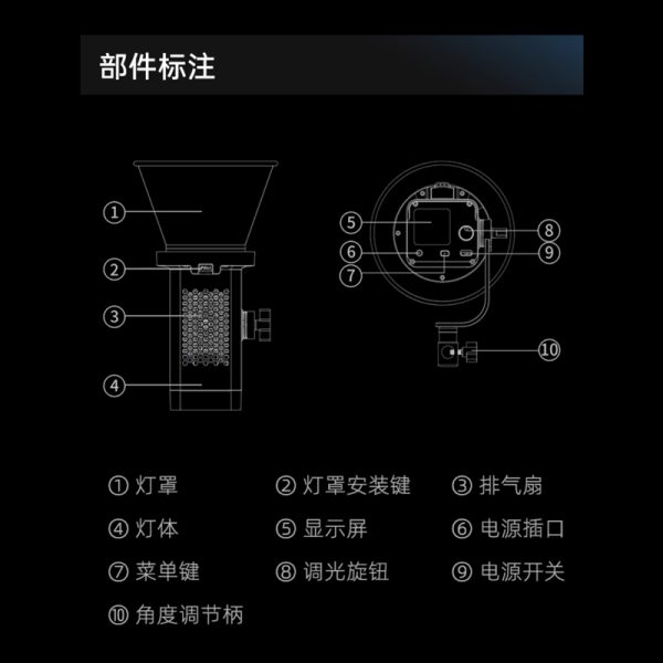 【Viltrox唯卓仕 Ninja 10C 120W RGB全彩棚燈】：圖片 20