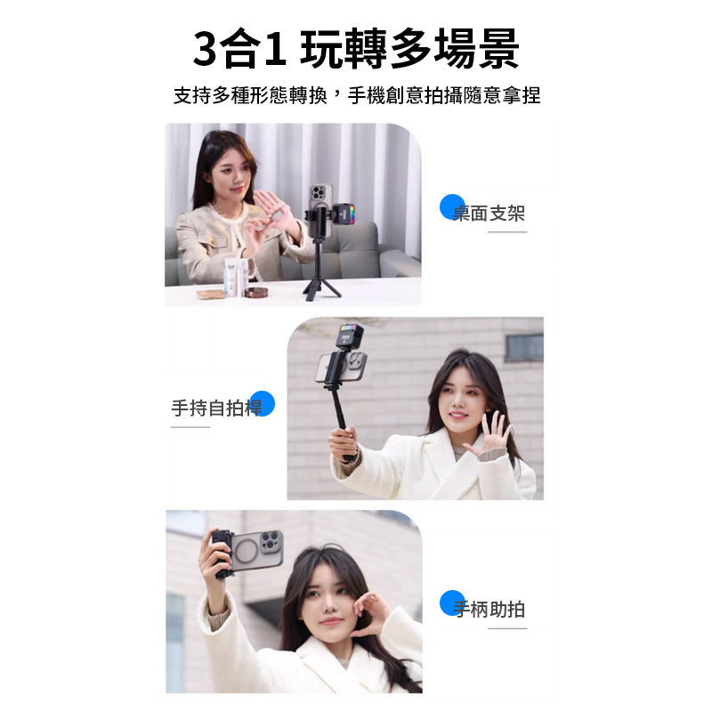 【ULANZI JJ02 Grip Tripod可拉伸手柄三腳架】:圖片 7